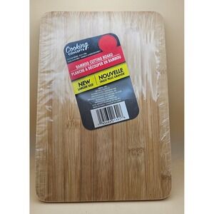 Cooking Concepts Bamboo Cutting Board Rectangular Wood Chopping Block 9x6 New